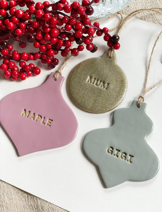 Personalised Christmas Ornament