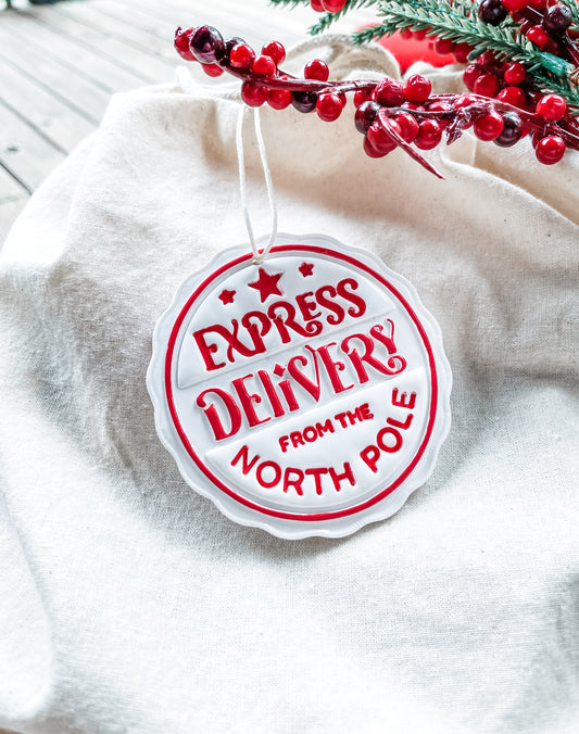 Express Delivery Santa Sack Tag